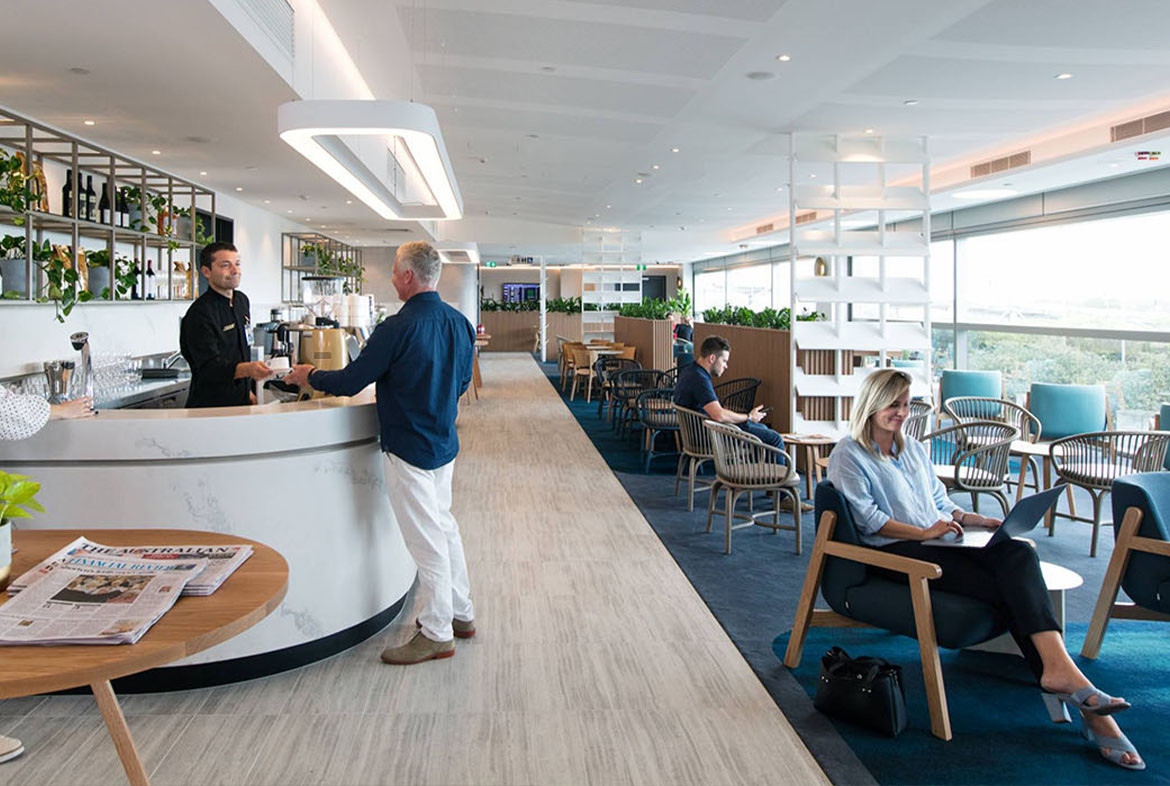 Qantas Business Lounge