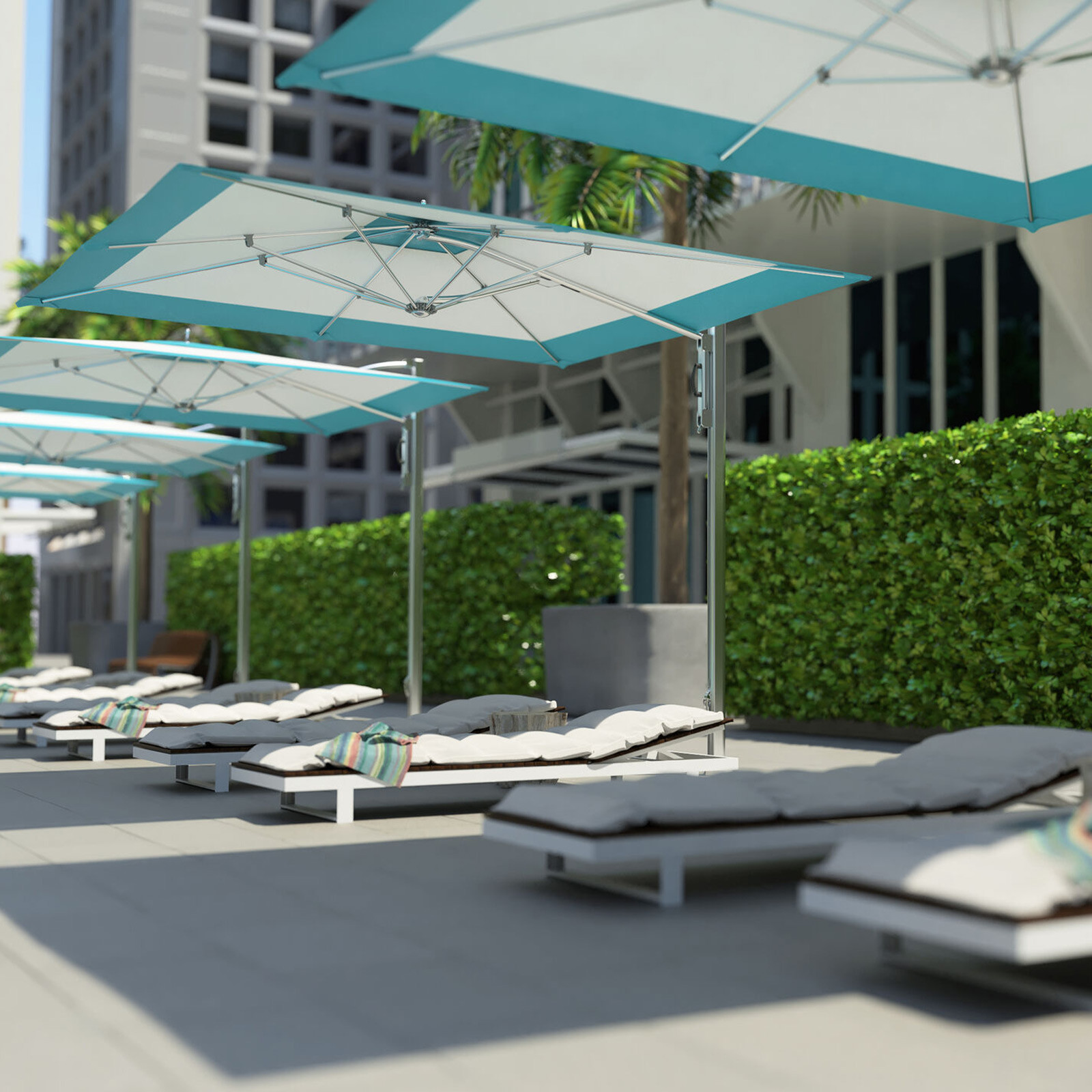 OCEAN MASTER M1 - CLASSIC CANTILEVER UMBRELLA