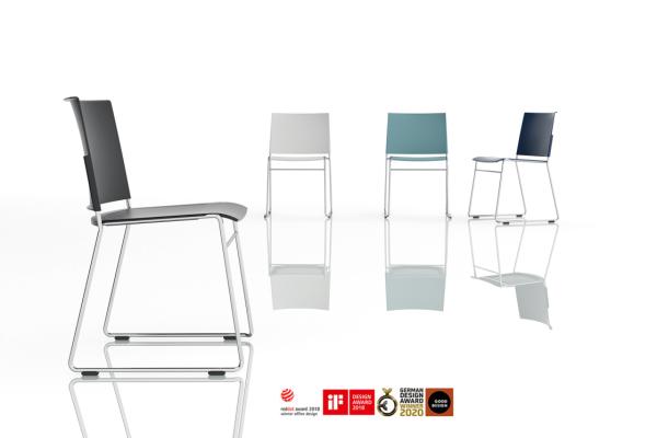 Axona Aichi Introduces Its Futuristic X50 Stacking Chair