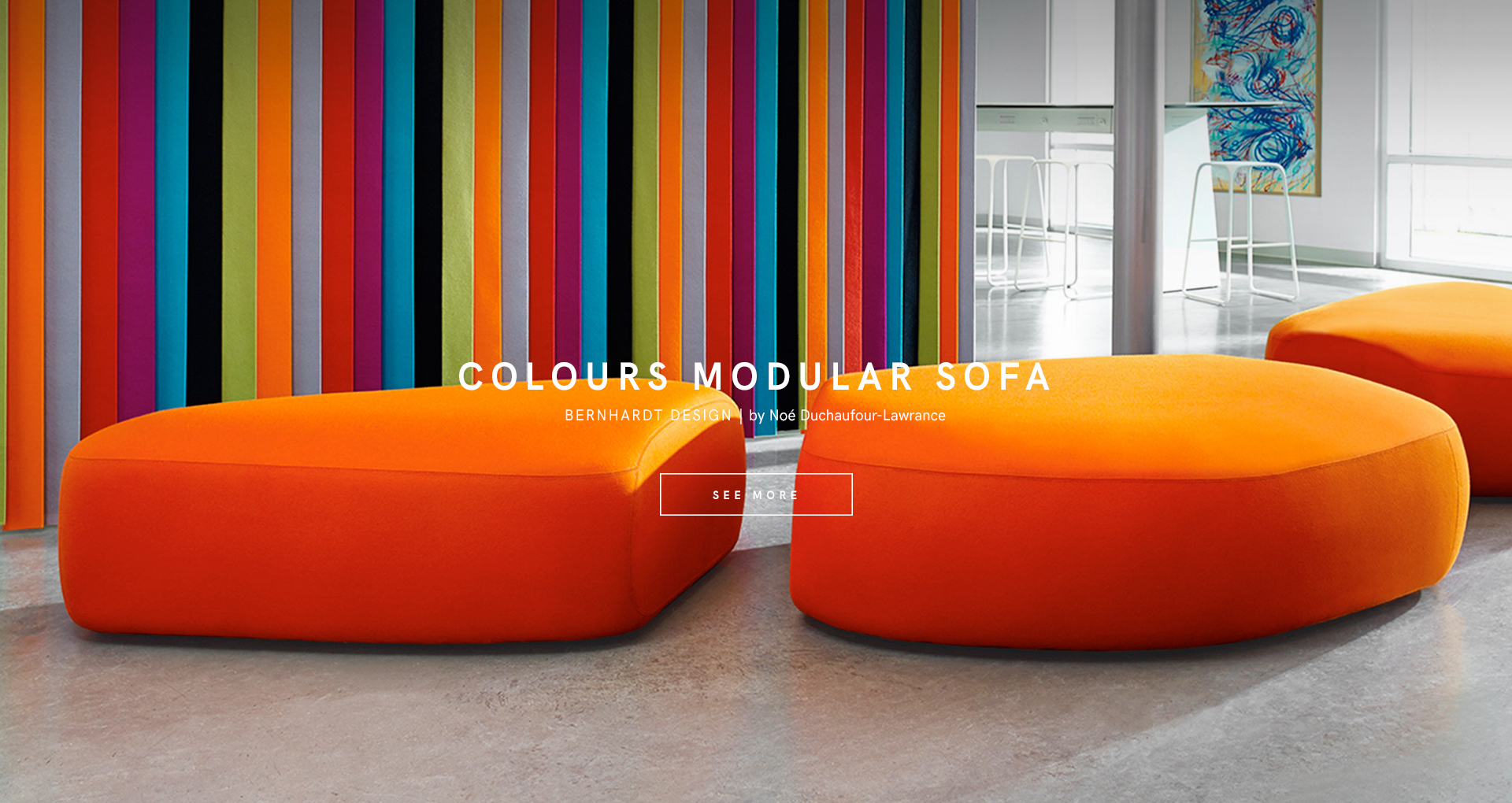 kezu bernhardt design colours modular sofa designed by Noé Duchaufour-Lawrance