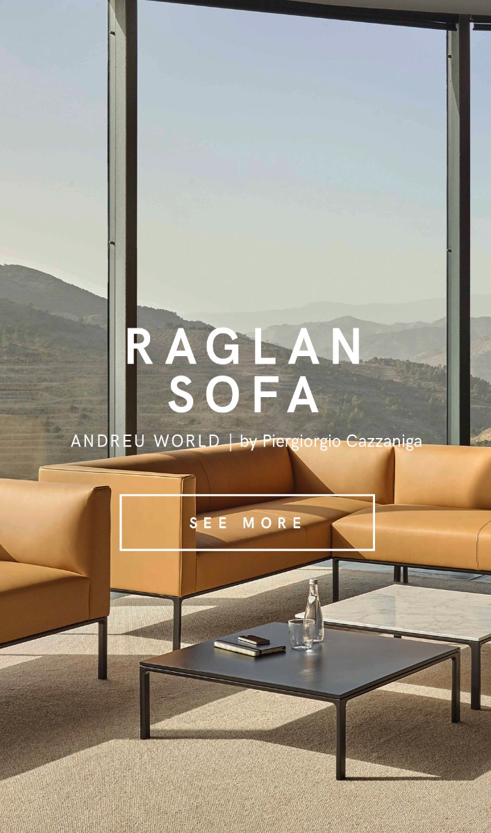 kezu andreu world raglan sofa designed by Piergiorgio Cazzaniga