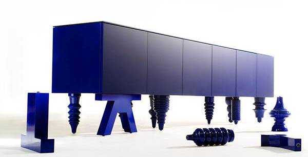 Showtime credenza matte lacquer finish 2