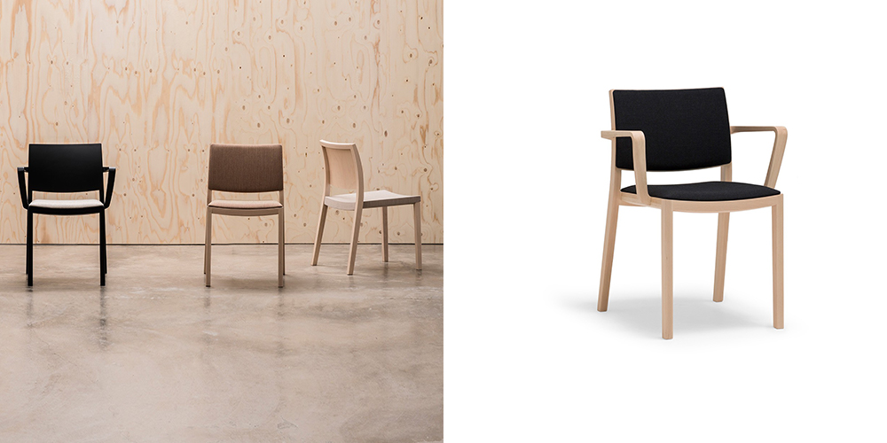 Andreu World Duos Stacking Chairs 